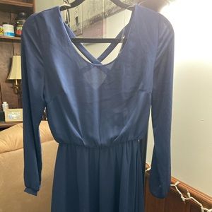 Navy blue dress